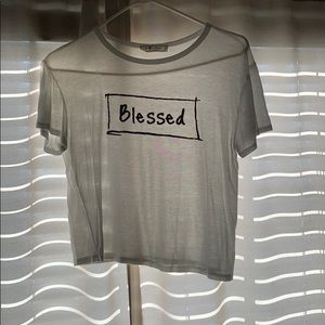 Blessed crop top